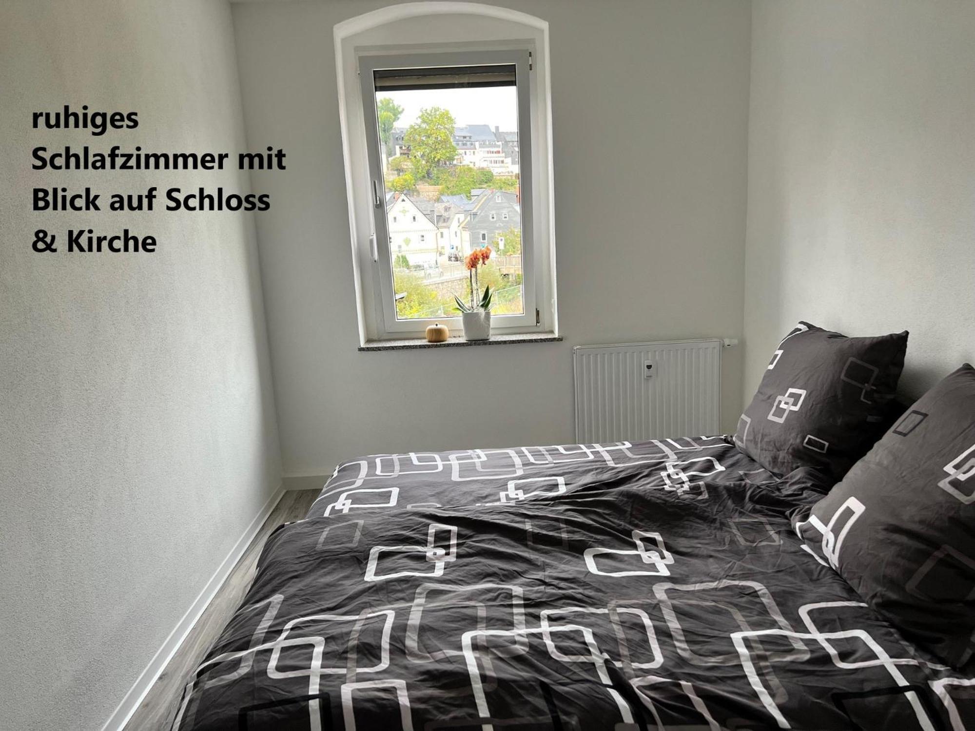 Ferienwohnung Schlossblick Im Herzen Der Stadt シュヴァルツェンベルク エクステリア 写真